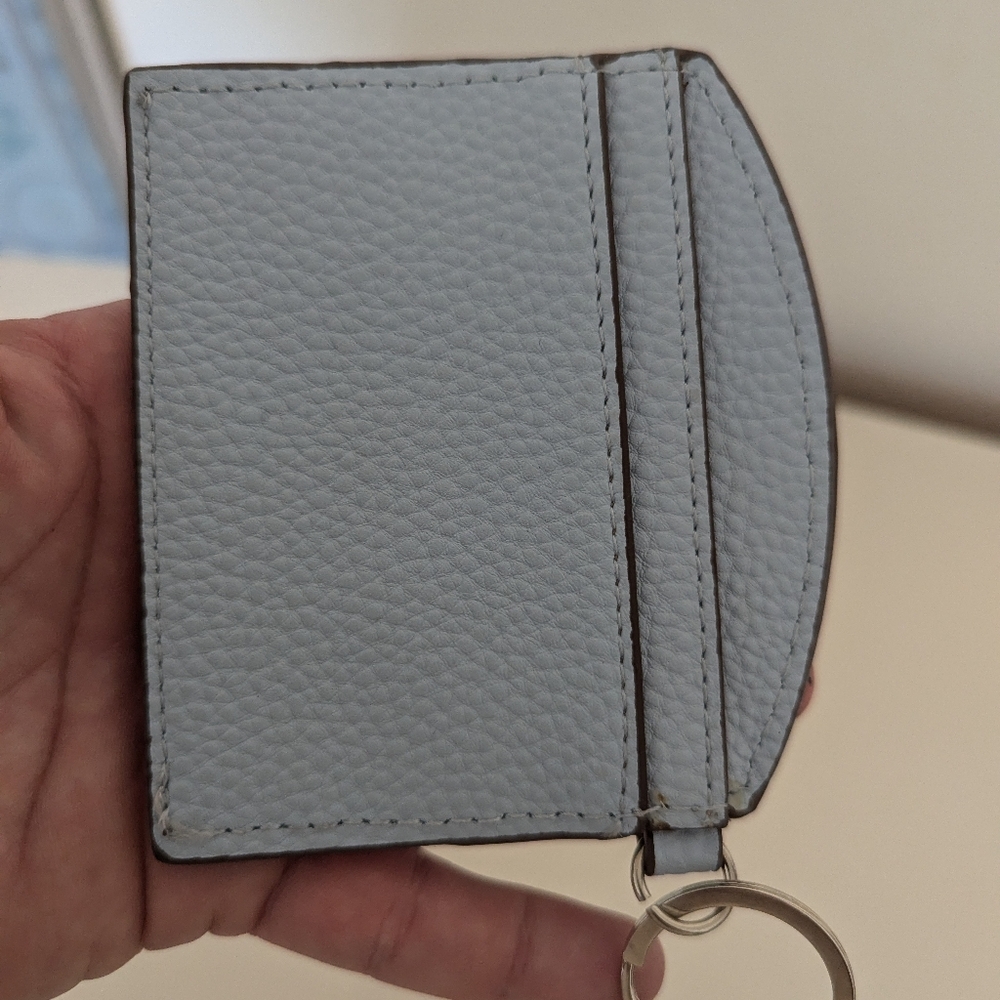 Anne Klein Light Blue Key & Card Holder - Picture 3 of 4